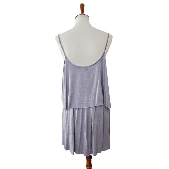 Rachel Pally Womens Spaghetti Strap Mini Dress Pullover Purple M Medium - Picture 2 of 8